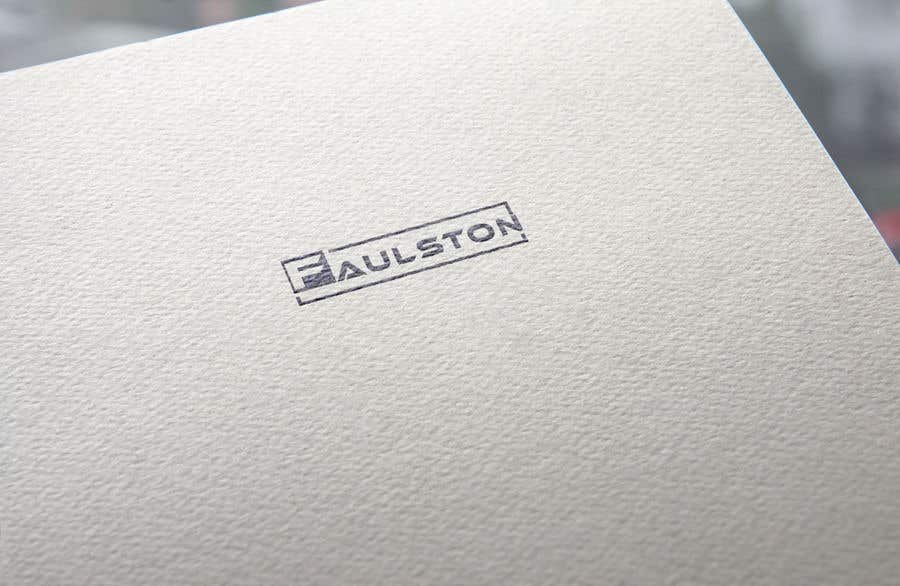Konkurrenceindlæg #24 for                                                 Logo Design for FAULSTON
                                            