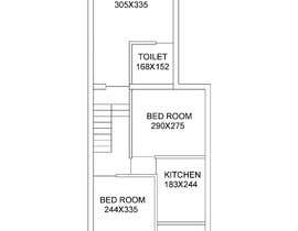 #28 สำหรับ Redesign Apartment Layout โดย iamrks007