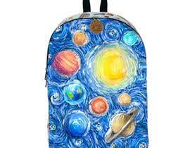 #63 untuk Van Gogh-Inspired, Hand-Painted Planets Backpack Design oleh LizaShtefan