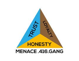 #14 для I would please like a logo designed saying. menace gang 416 also with trust loyalty honesty від AhamedSani