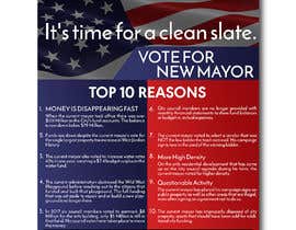 Nro 15 kilpailuun Top 10 Reasons for a new Mayor ad käyttäjältä irfananis07
