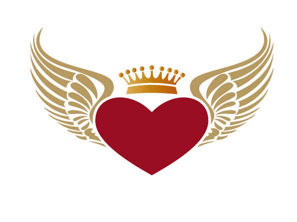 Kilpailutyö #126 kilpailussa                                                 Create a heart with wings and crown Vector Image
                                            