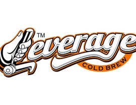 #189 pёr &quot;Leverage&quot; draft Cold Brew Coffee on tap! Logo and Wordmark nga reddmac
