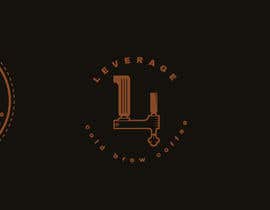 #185 pёr &quot;Leverage&quot; draft Cold Brew Coffee on tap! Logo and Wordmark nga josemb49