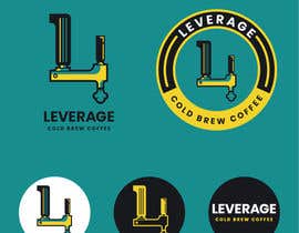 #223 pёr &quot;Leverage&quot; draft Cold Brew Coffee on tap! Logo and Wordmark nga josemb49