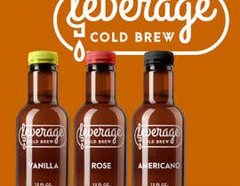 #242 pёr &quot;Leverage&quot; draft Cold Brew Coffee on tap! Logo and Wordmark nga pewdoodles
