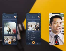 #23 para Video Recording App UI  Design por MuhammadBilal007
