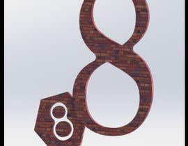 #20 for Design big numbers (CAD) to be made in metal by MahmoudHSaad