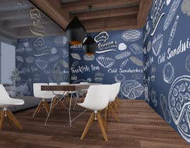 #53 wall paper design for my coffee shop and beakry részére AmmarSabeer által