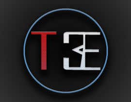 #112 สำหรับ Logo with word: T3E using the following colors: white, red, light blue โดย mohamedsalem987m