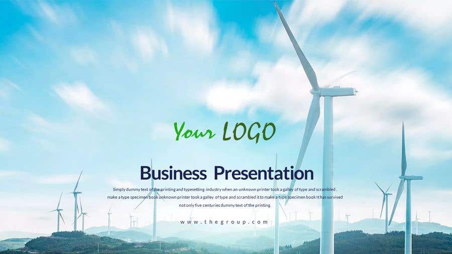 Konkurransebidrag #19 i                                                 Professional business PowerPoint template( pitch deck slides)
                                            
