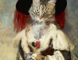#148 para Photoshop a cat&#039;s head into a painting de viroot