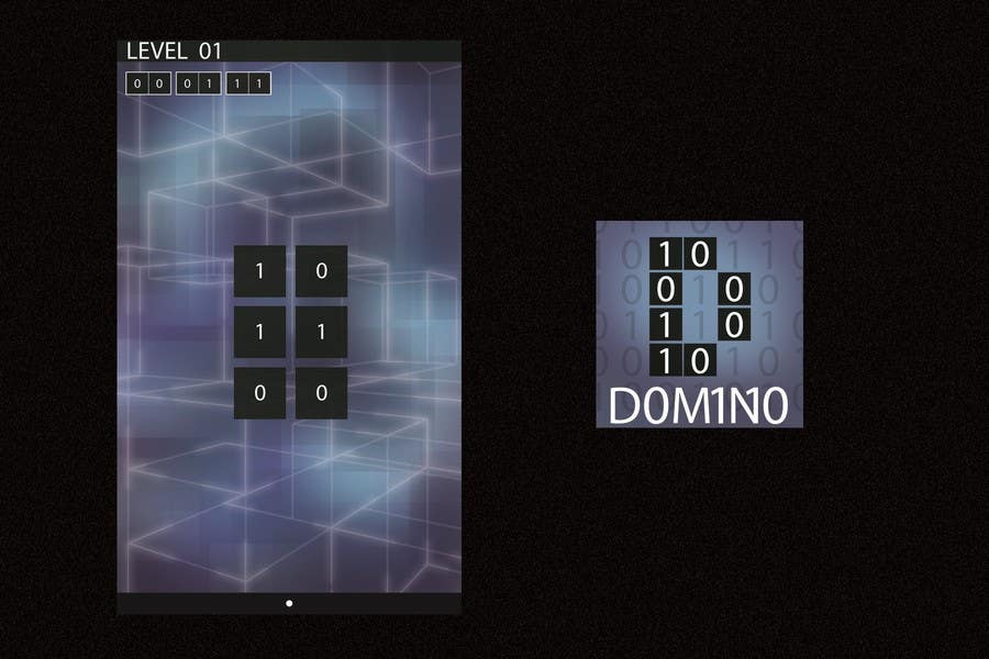 Penyertaan Peraduan #5 untuk                                                 Logo and Background Design for the game domino
                                            