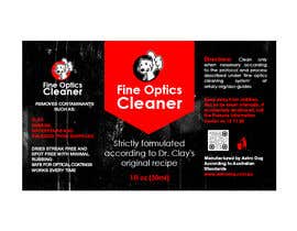 #65 para Design a template label for optical cleaning fluid de hemalborix