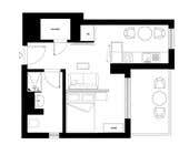 negmstar75 tarafından Please take a look on attached floor plan. We are looking for a way to move from 1 to 2 room flat için no 61