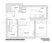 #29 untuk Please take a look on attached floor plan. We are looking for a way to move from 1 to 2 room flat oleh arqfernandezr