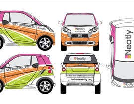 #6 for Design a Vehicle Wrap For Home Organizing Company On Smart Car by richardwct
