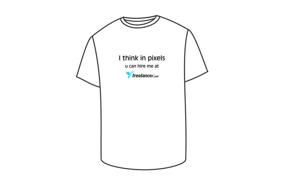 Proposta in Concorso #1520 per                                                 Need Ideas and Concepts for Geeky Freelancer.com T-Shirt
                                            