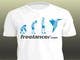 Predogledna sličica natečajnega vnosa #490 za                                                     Need Ideas and Concepts for Geeky Freelancer.com T-Shirt
                                                