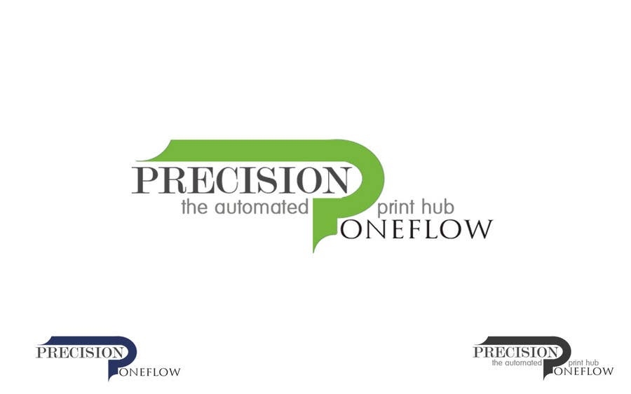 Wettbewerbs Eintrag #54 für                                                 Logo Design for Precision OneFlow the automated print hub
                                            
