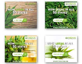 #1 for CBD store needs 4 Banners 300x250 by VicentiuK