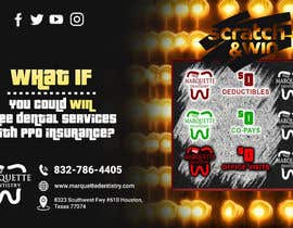 #10 untuk Need the front of the lottery ticket to be embedded like the “What If” template shown below. 832-786-4405 is # to be used. “You could WIN free dental services with PPO Insurance?” Going create a new postcard from this template. Will Coach as we create! oleh imtahth