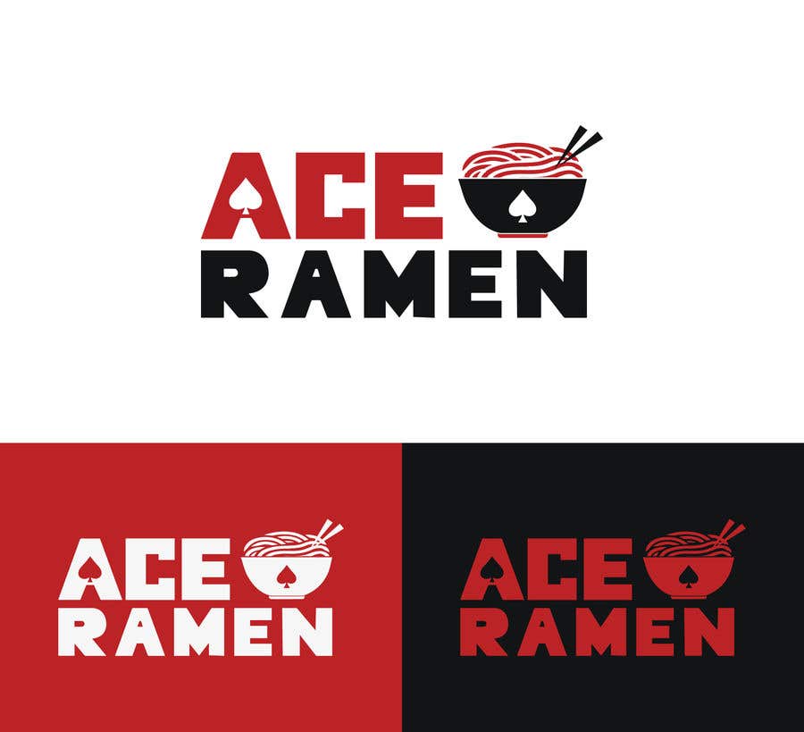 Konkurrenceindlæg #336 for                                                 Create a new Japanese Ramen restaurant logo called "ACE RAMEN"
                                            
