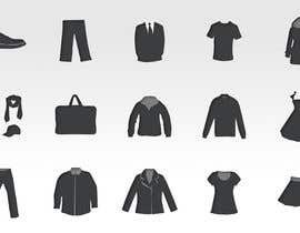 Nro 2 kilpailuun Icon or Button Design for describing clothing types käyttäjältä ondrejuhrin