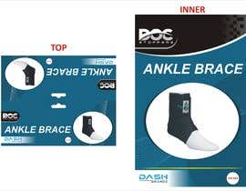 #6 for Product Packaging design for ankle brace bag 20cmX30CM by rosead