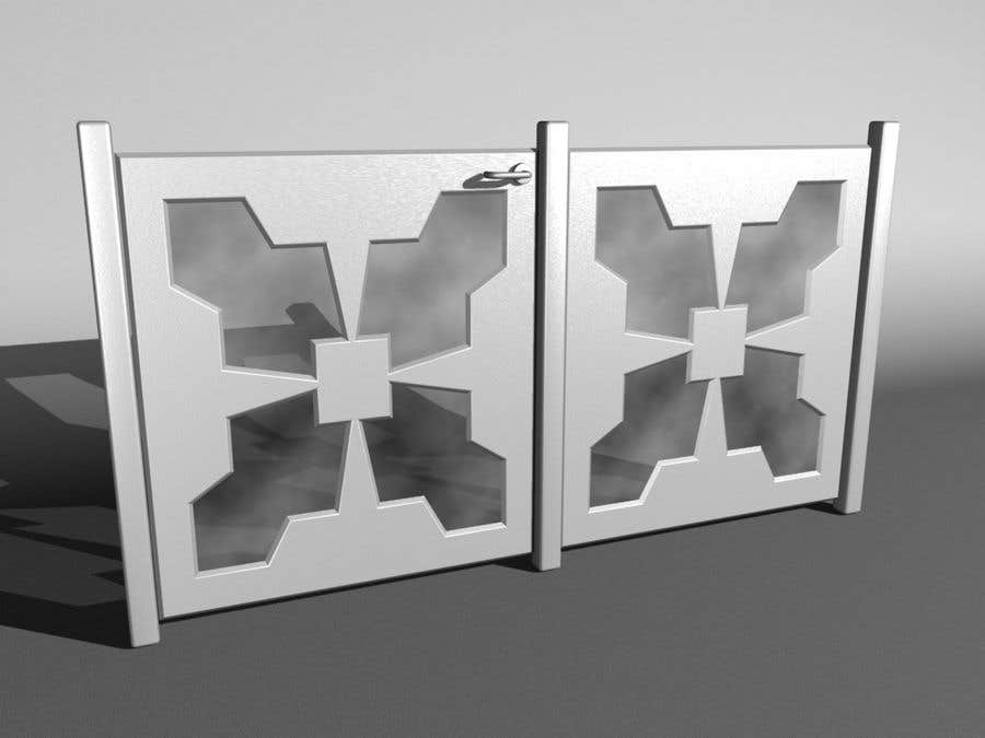 Wettbewerbs Eintrag #45 für                                                 3D model of indoor gate
                                            