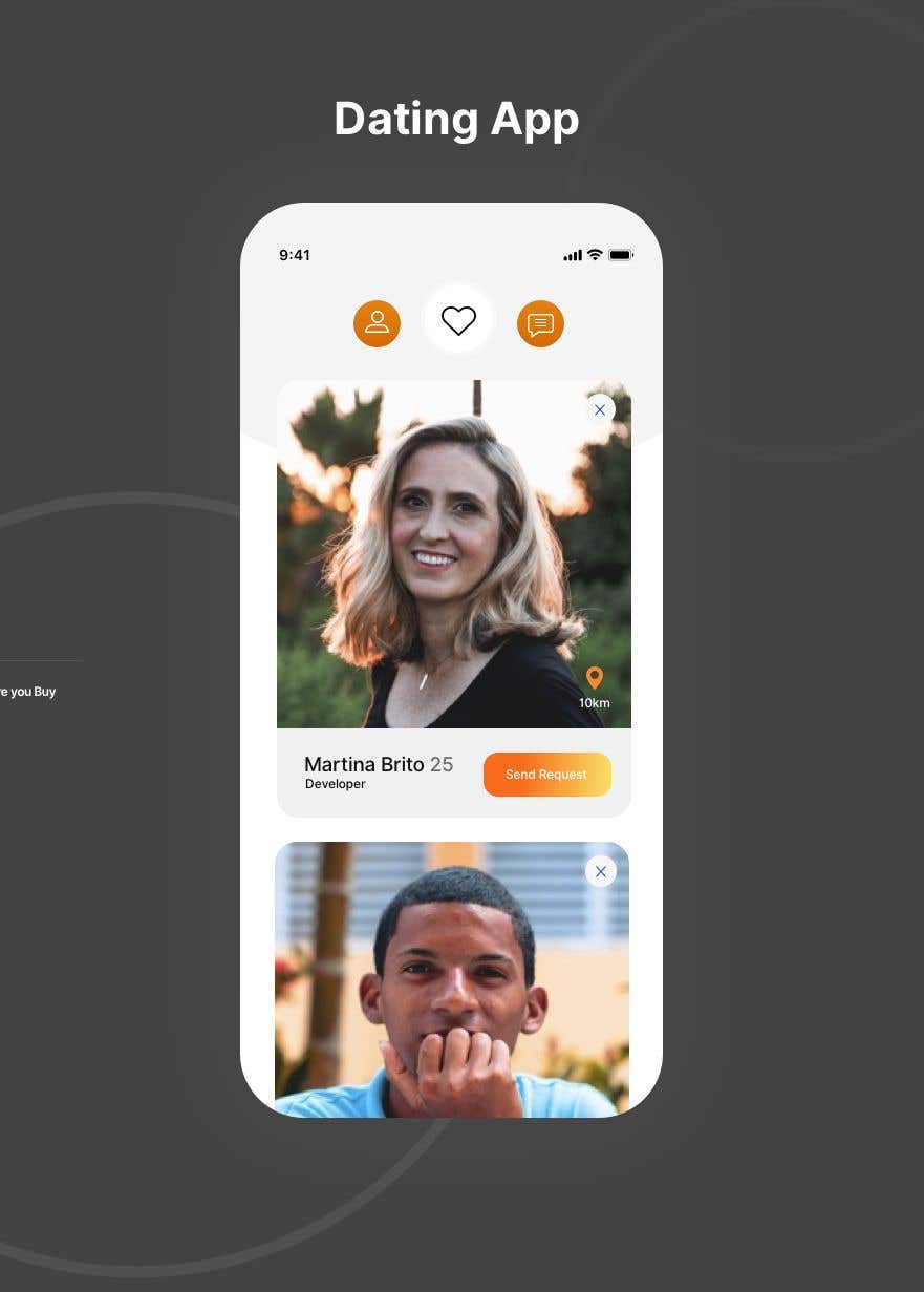 Contest Entry #31 for                                                 Redesign of dating app main page
                                            