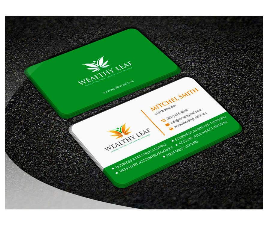 Contest Entry #176 for                                                 Wealthy Leaf needs business cards
                                            