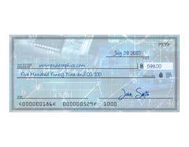 #10 para Create a background image for a US check for my company por ExpertSajjad