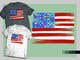 Imej kecil Penyertaan Peraduan #179 untuk                                                     T-Shirt Design "US Flag with Bleeding Hearts - Brushed Painted"
                                                