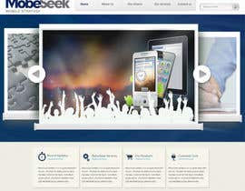 #37 för Website Design for MobeSeek - mobile strategy agency av crayoni