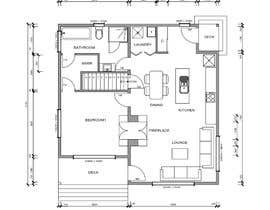 Nro 20 kilpailuun House drawing - House floor plan and diagram käyttäjältä bilro