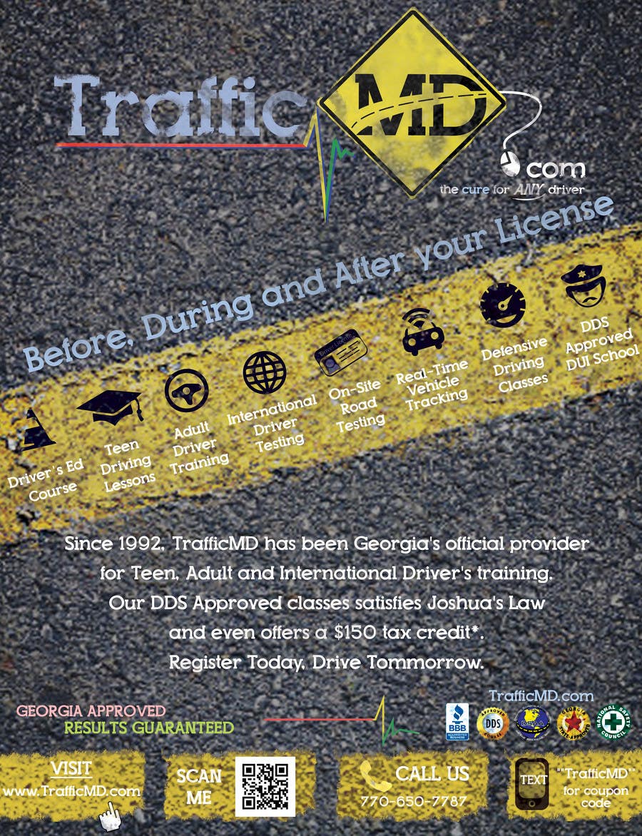 
                                                                                                                        Proposition n°                                            22
                                         du concours                                             Advertisement Design for TrafficMD.com Magazine Ad - Full Page Color
                                        