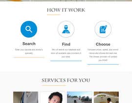 nº 4 pour Re-design a flat responsive Home page for a better style and professional look. par oceanganatra 