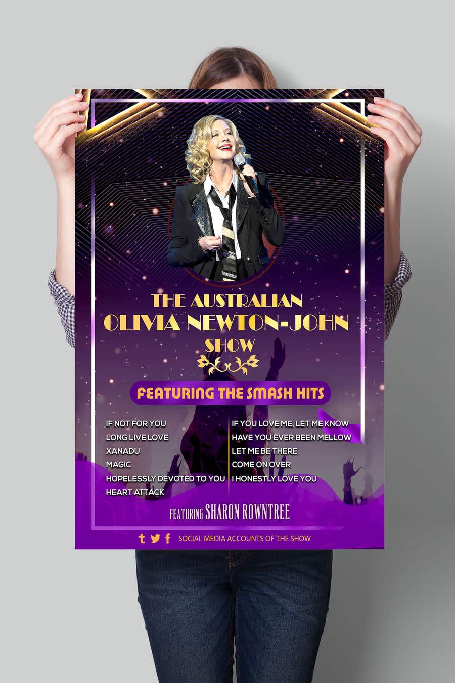 Contest Entry #15 for                                                 Create a Poster - Australian Olivia Newton John Show
                                            