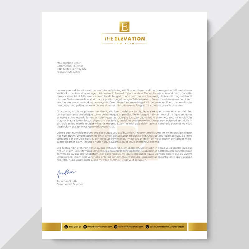 Contest Entry #40 for                                                 Law Firm Letterhead
                                            