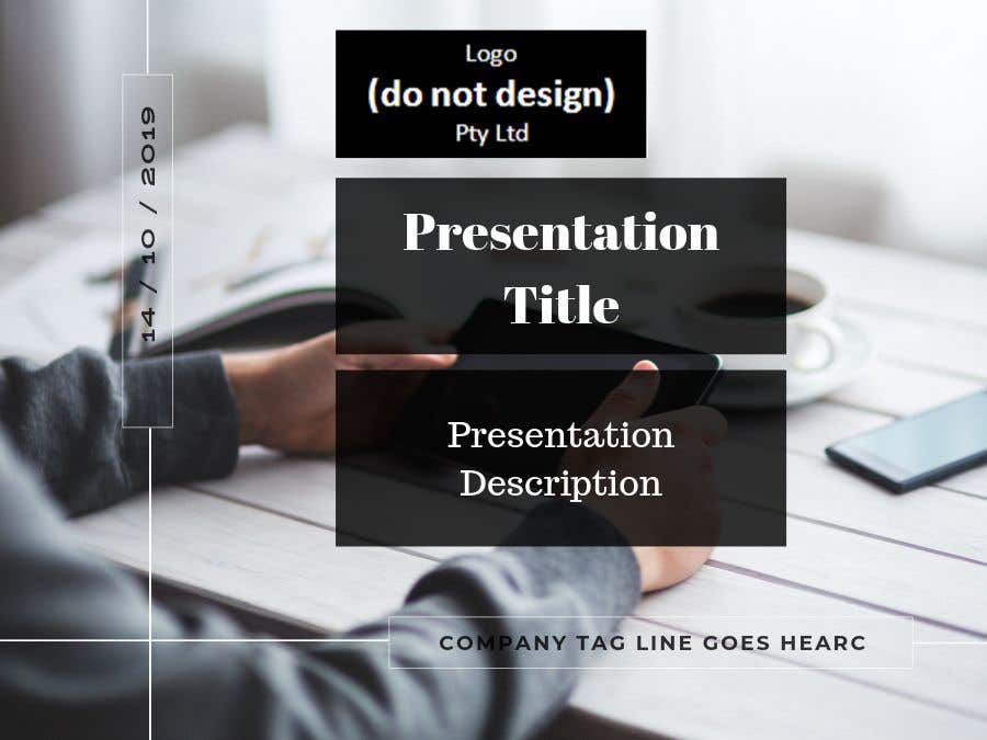 Entri Kontes #64 untuk                                                Slide Template Design - For Professional Powerpoint Presentation
                                            