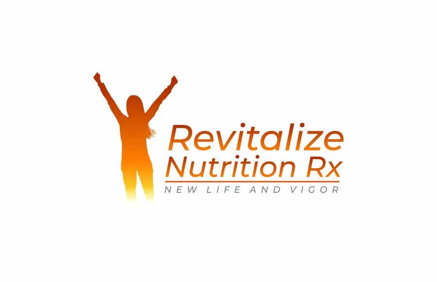 Kilpailutyö #21 kilpailussa                                                 Revitalize Nutrition Rx logo design
                                            