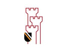 #52 dla Create a simplified logo based on a city&#039;s coat of arms przez gabysklona