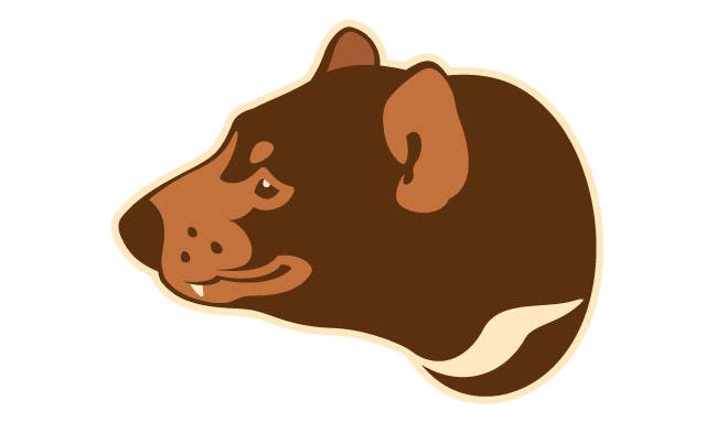 Penyertaan Peraduan #19 untuk                                                 Illustration Design for Tasmanian Devil (Chocolate Mold)
                                            