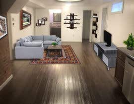 #43 para Living room virtually stage or do some awesome photoshop manipulation de dhirajbarman661