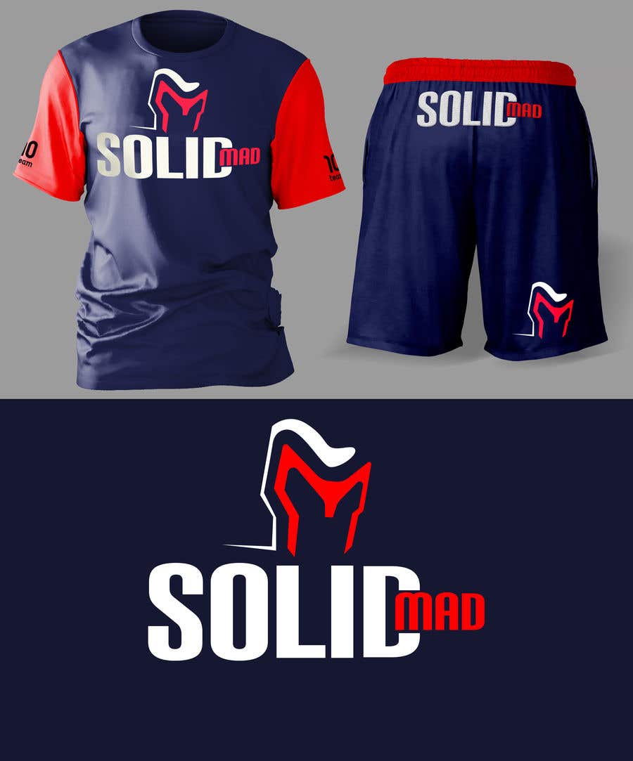 Penyertaan Peraduan #4376 untuk                                                 Logo for sportsware and sportsgear brand "Solid Mad"
                                            