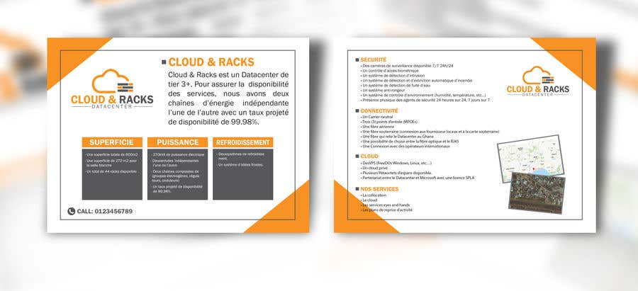Contest Entry #21 for                                                 Small Brochure of a Datacenter Project
                                            