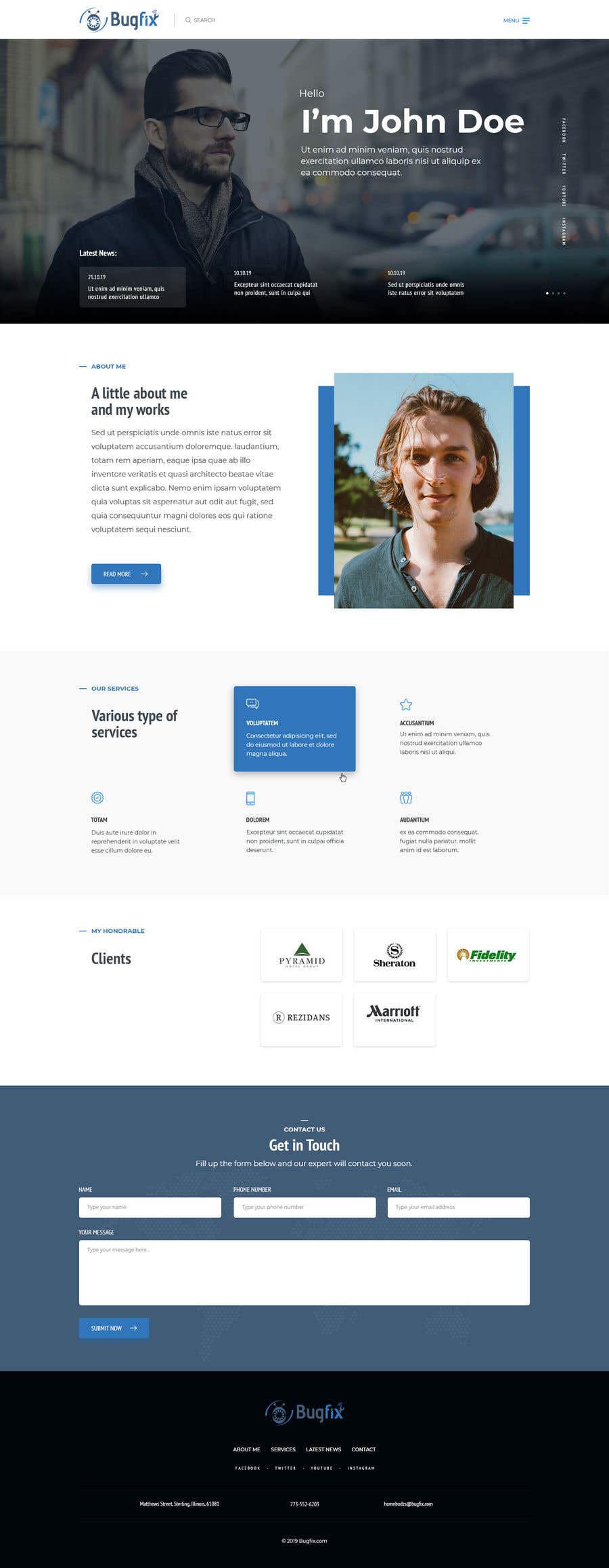 Kandidatura #79për                                                 Website-Design for a OnePage (no coding) for IT-support
                                            