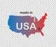 Predogledna sličica natečajnega vnosa #22 za                                                     Design Transparent Sticker for "Made in USA" product
                                                