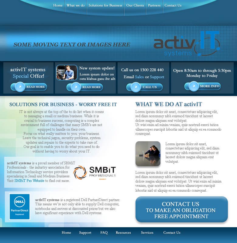 Contest Entry #28 for                                                 Website Design for activIT systems
                                            